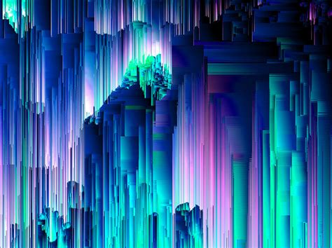 Glitches Be Trippin' - Abstract Pixel Art Digital Art by Jennifer Walsh - Pixels