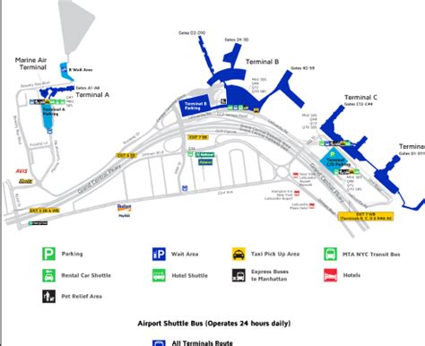 LaGuardia Airport (LGA) - There and Home - Food, Parking, Maps