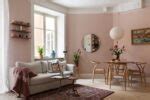 A Pink Living Room in a Scandinavian Apartment - The Nordroom