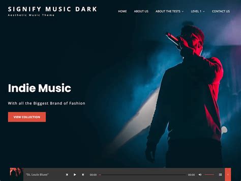 Signify Music Dark – WordPress theme | WordPress.org