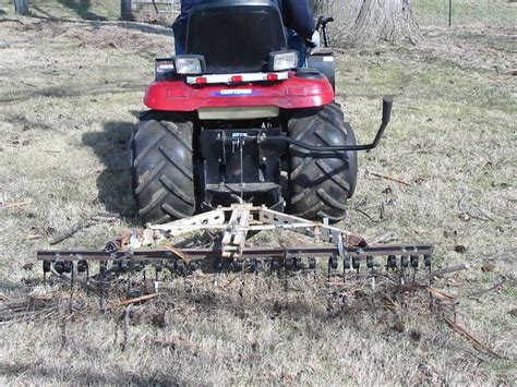 How To Dethatch A Lawn Pull Behind : Tow Behind Dethatcher 60 Inch ...