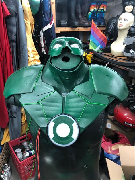 Green Lantern Inspired Costume chest and Shoulder Armor - Etsy