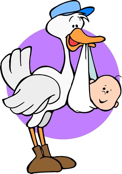 Baby Stork - ClipArt Best Babyshower, Baby Stork, Birth Announcement Girl, Baby Shower ...