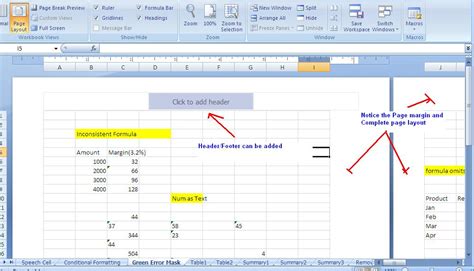 Hidden Secrets of MS Office: Excel: Page Layout View