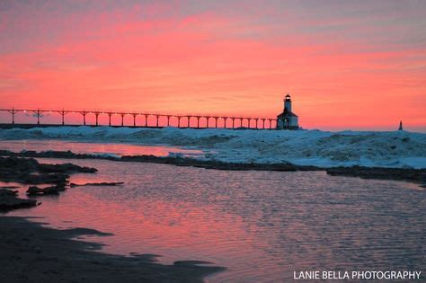 My home and my friend's picture... Washington Park Beach in Michigan City, Indiana - sunset on ...