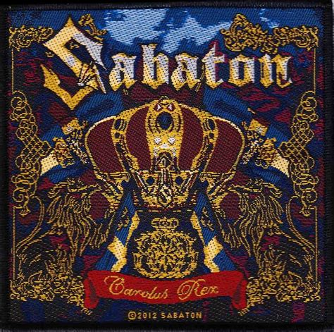 Sabaton Carolus Rex Patch