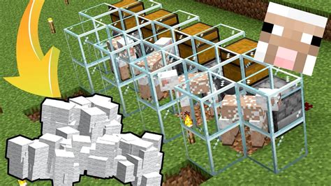 Sheep Farm Minecraft Build