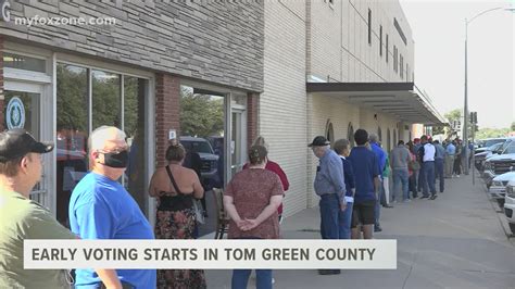 Tom Green County sees a huge voter turnout | myfoxzone.com