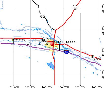 North Platte Nebraska Map - Map Of Rose Bowl