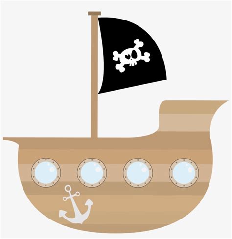 Cartoon - Pirate Ship Clipart Png - Free Transparent PNG Download - PNGkey