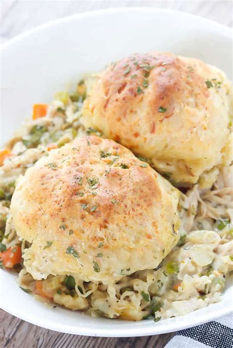 Chicken and Biscuits Cobbler - Belle of the Kitchen