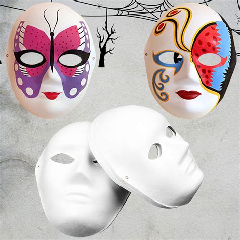 Buy 12 Pack Paper Mache s DIY Full Face s, 2 Sizes for Women, Men and ...