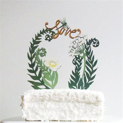 Stuff We Love: By Madeline Trait Cake Toppers | Whimsical wedding cakes, Love cake topper ...