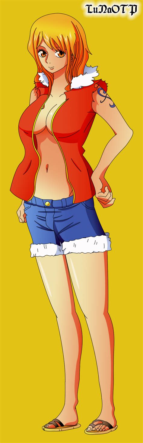 Nami in Luffy's One Piece 3D2Y Clothing by LuNaOTP on DeviantArt