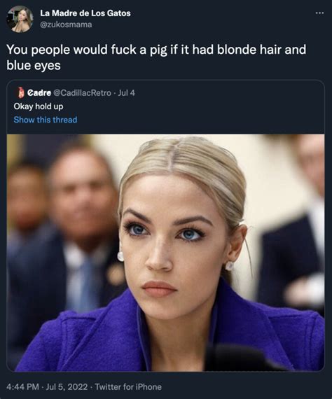 Blonde AOC (meme) | Blonde AOC | Know Your Meme