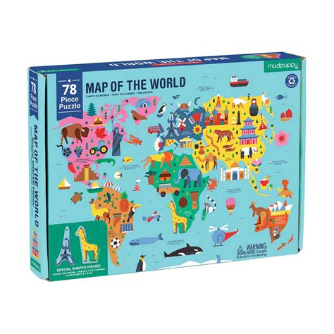 Map of the World Puzzle | Tabla Rasa Toys