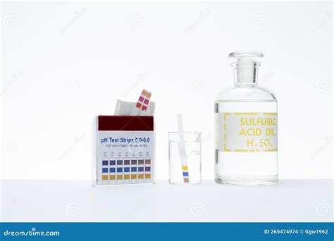 PH of sulfuric acid stock photo. Image of clinical, glassware - 265474974