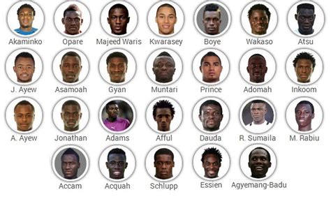 Ghana 2014 FIFA World Cup Squad: Player-by-player guide - Ghanasoccernet.com