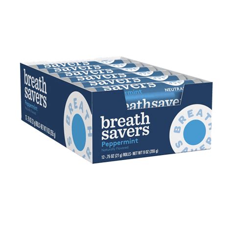 Breath Savers Breath Mints, Peppermint, 0.75 oz (Pack of 24) - Walmart.com - Walmart.com