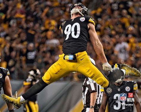 TJ Watt Celebration Pittsburgh Steelers 8" x 10" Football Photo | NFL ...