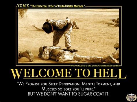 bahaha, gotta love how they promote bootcamp Marine Quotes, Usmc Quotes, Marine Corps Humor, Us ...