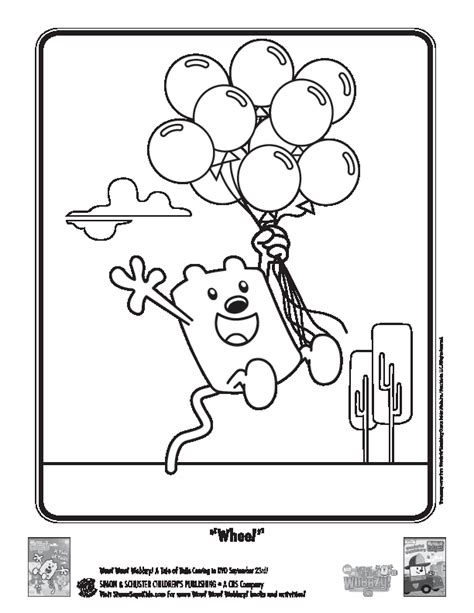 Wow Wow Wubbzy Printable Coloring Pages - Coloring Home