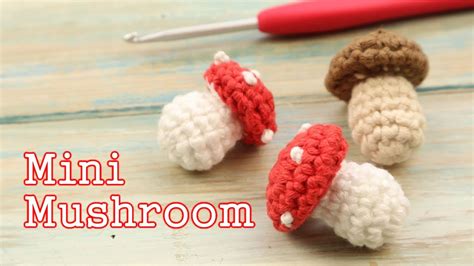 Toys & Games Toys Stuffed Animals & Plushies Mini Crochet Mushroom Bee ...