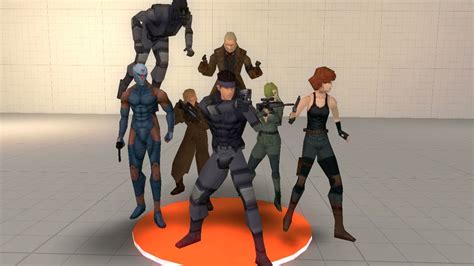 SFMLab • Metal Gear Solid (ps1 character models)