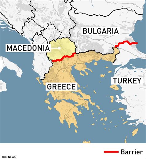 Map Of Turkey And Greece Border