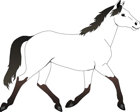 Race Horse Coloring Page - Coloring Home