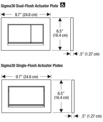 Geberit Flush Plates And Buttons - Full Range (USA) - Toilet Found!