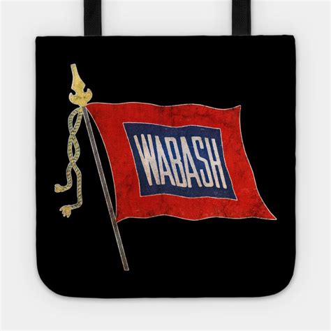 Vintage Wabash Railroad Flag Logo Tote | Wabash in 2022 | Wabash, Vintage, Flag logo