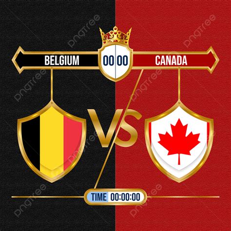 Belgium Vs Canada Template Download on Pngtree