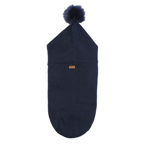 Barbour Hooded Pom Dog Jumper Navy | The Sporting Lodge