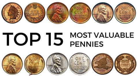 Printable Collectible Valuable Pennies Chart This Printable Play Money Worksheet Features ...