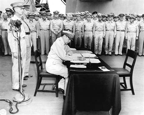 Japanese Surrender Ceremony Photograph by Underwood Archives - Pixels