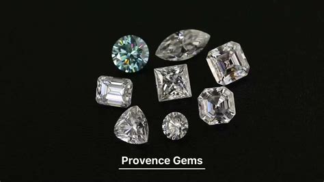 High Quality Moissanite Calibrated Stones 2carat Hearts And Arrows 4h Sic Synthetic Moissanite ...