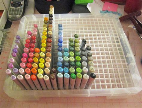 Making my own Copic Marker Storage Unit - Kat's Adventures in paper ...