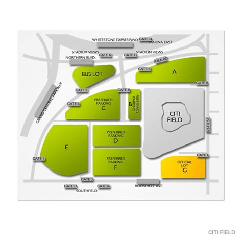 Citi Field Parking Map – Map Of The World