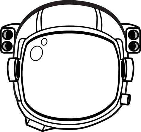 Astronaut Helmet Headgear · Free vector graphic on Pixabay