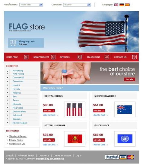 Flags in Website and Template Designs - MonsterPost