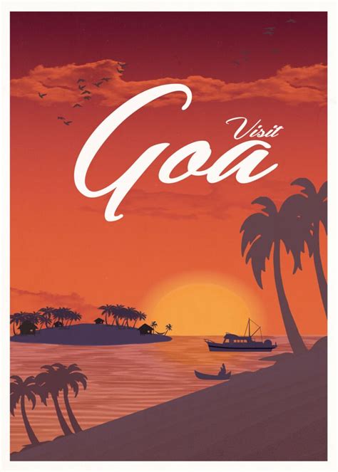 Visit Goa | Travel posters, Travel poster design, Tourism poster