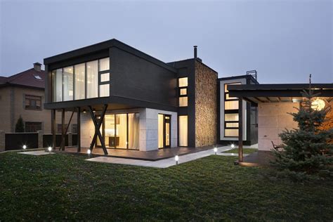 Contemporary Box Houses Design By Sergey Makhno In Kiev