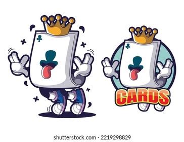 Playing Card Cartoon Characters Illustration Stock Vector (Royalty Free) 2219298829 | Shutterstock