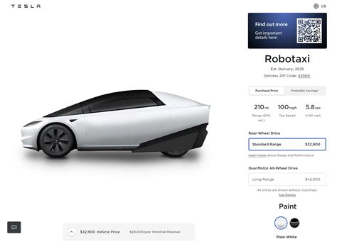 Tesla Robotaxi mock-up is sending the internet into a frenzy