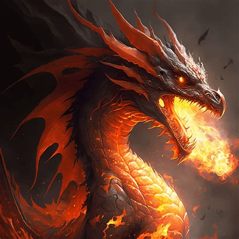 Fire breathing dragon version 1 by PM-Artistic on DeviantArt