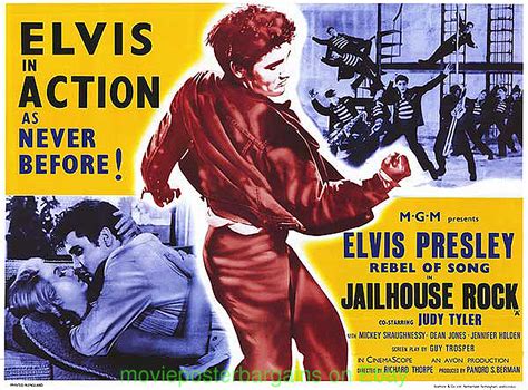 JAILHOUSE ROCK MOVIE POSTER 1957 British Quad Reprint 26x38 Inch ELVIS PRESLEY | eBay