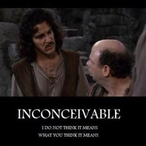 INCONCEIVABLE : Princess Bride | Princess bride, Good movies, Great movies