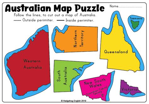 Australian Map Puzzle