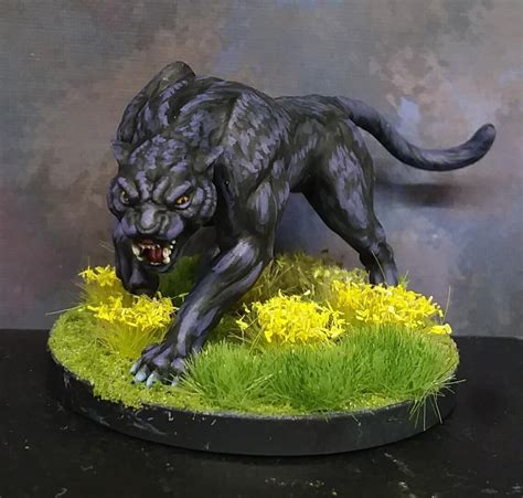 Panther Cat Animal Dnd Miniature for D&D Dungeons and - Etsy